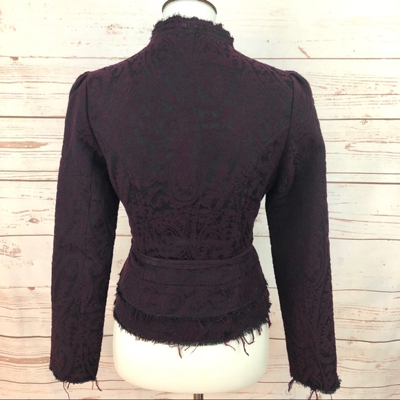 Nordstrom Lux Baroque Peplum Wrap Blazer - Picture 9 of 14